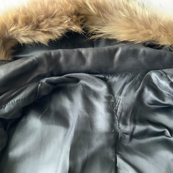 Vintage Vera Pelle Italian Real Genuine Leather Warm Jacket size M - Picture 4 of 15